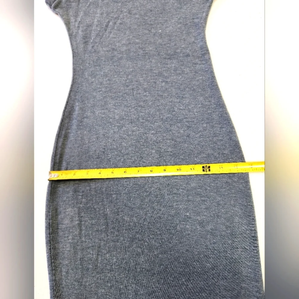 Green-Blue Sleeveless Dress with Cowl Neck -Mannequin Worn Only. - Picture 14 of 16
